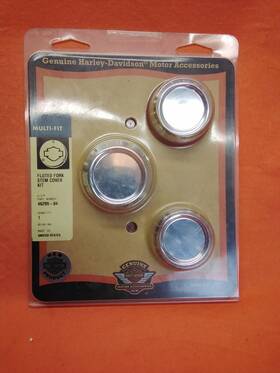 46299-04 Harley-davidson Genuine Fluted Fork Stem Cover Kit