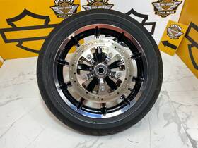 46300 Harley-davidson Genuine 09-22 Touring Impeller Wheel Rim 17x3 Inch Front Chrome