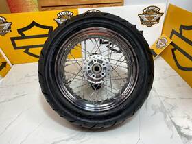46303 Harley-davidson Oem 09-24 Touring Wire 40 Spoke Smoothie Rear Wheel 16x5 Inch Cush Drive