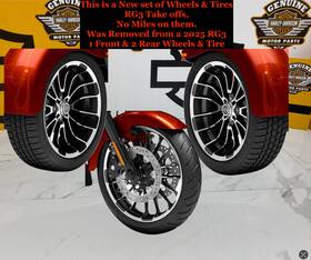 46679 Harley-davidson Oem 09-26 Trike Rg3 Road Glide3 Wheels 19 Inch Front 18 Rear Wheel/tire