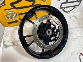 47497 Harley-davidson Oem 09-26 Touring Enforcer Wheel 18 Inch X5 Rear Powder Coated Black