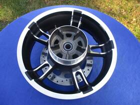 4900033 Harley-davidson Oem Street Glide Enforcer 16 Inch Rear Wheel With Rotor - Low Miles Nice