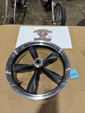 4965401 Harley-davidson Dyna Switch Back Front Mag Wheel 2006-17 Switchback Blem Scuff 19 Inch 5 Spok