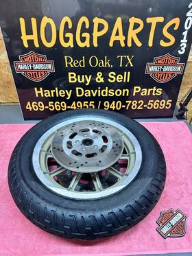 75r-000378 Harley-davidson Touring 16 Wheel Streetglide Roadking Electraglide 10 Spoke With Tire