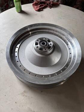 T16x3.00 Harley-davidson 7810730 2005 Softail Fatboy Front Wheel Rim Used Cg