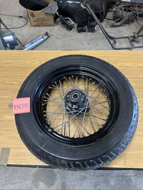 98706-12 Harley-davidson Softail Slim Blackline Black Front Wheel Spoke 2015 Rim Heritage Oem