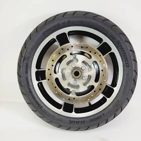 B-11-65 Harley-davidson Genuine 08-23 Touring Street Glide 17x3 Black Airstrike Front Abs Wheel