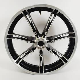 B-13-327 Harley-davidson Front Wheel Slicer 2 Contrast Chrome 18x3.5 Rim 09-23 Touring