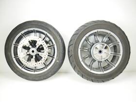 B-24-3 Harley-davidson 09-22 Touring Impeller Wheels Rims 17 Inch Front And 16 Rear Chrome