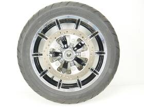 B-24-5 Harley-davidson Genuine 09-21 Touring Impeller Front Wheel Rim Tire And Rotors 17 Inch
