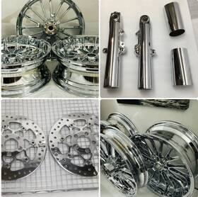 Harley-davidson F 43300959 Cvo Street Glide 3 Limited 2026 Flhltse Chrome Wheels Rims Exchange