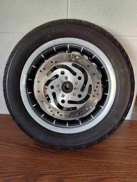 40022 Harley-davidson H-d/40022 Genuine 16x3 9 Spoke Touring Front Wagon Wheel Rim