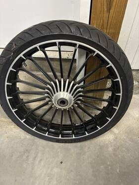 Hd21-3 Harley-davidson 13-17 Front Breakout Wheel. Turbine 21 Inch
