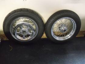 Oem2003 Harley-davidson 2000-06 Heritage Softail Wheel Set Oem