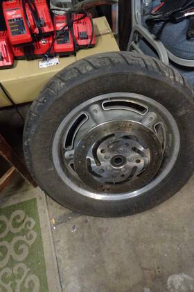 Oooo8 Harley-davidson Sportster 2008-2019 Rear Wheel Assembly 150/80 X 16 Oem