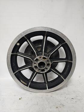Rn43537-79 Harley-davidson Amf Oem Wheel Rn 43537-79 Straight 9 Spoke Black