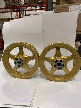 Tstar16 Harley-davidson Touring Thunderstar Wheel Set 2000-2008 Gold