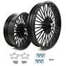 Hd-frw-c3621-2-bla-skywave Skywave For Harley Fat Spoke Wheels Rims Touring Bagger Electra