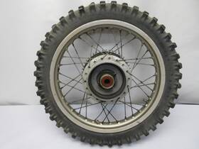 719207 Hodaka 1976 250ed 250 Ed Thunderdog Rear Wheel With Sprocket