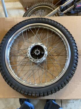 929268 Hodaka Ace 100 Front Wheel