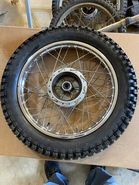939269 Hodaka Wombat Rear Wheel