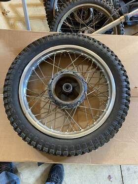999269 Hodaka Road Toad Rear Wheel