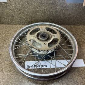 000102021 Honda 85 Xr80 Rear Wheel 14in Rim 1985