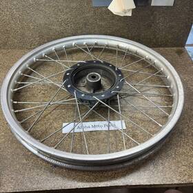 00100111 Honda 82 Xr500r Front Wheel 21in Rim Drum 1982 Xr500