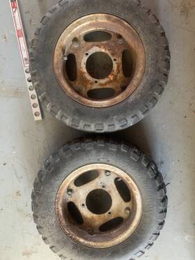 1234566 Honda 1983 2984 1985 1981 1982 Z50r Z50 Used Oem Wheel Wheels Rim