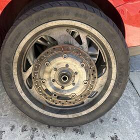 12433 Honda 2002-2004 Vtx1800c Oem Straight Front Wheel Rim