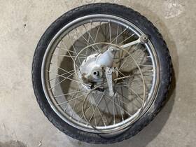 Honda 157404918791 1968 Ct90 Ct Trail 90 Front Wheel With Complete Brake