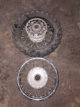 1638ri2 Honda Oem Wheel Set 41t Sprocket Factory Hubs Five O Sprocupgraded Hoop Spokes