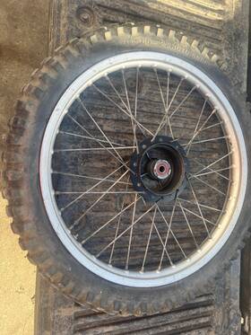 1661-235-25 Honda 1981 Xr200 Xr 200 Front Wheel Metzler Tire Did Rim 1.60x21