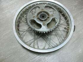 1984cr80 Honda 1984 Cr80 Rear Wheel Cr 80 Vintage Oem Ahrma Drum Brake Back Rim