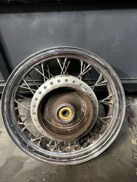 2682 Honda 1996 Shadow Vlx 600 Vt600cd Deluxe Rear Back Wheel Rim Vt Vt600 96