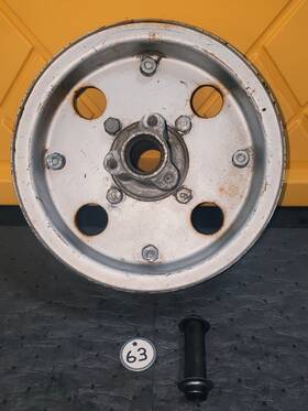 42601-045-671 Honda 1969-74 Z50 Z50a Rear Wheel Assembly #42601-045-671