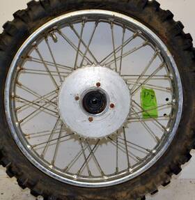 42601-153-600 Honda Xl 100s Rear Wheel Rim Hub Tire 16 X 1.60 1981-1985