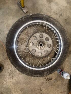 42601-300-030 Honda 69 -76 Cb-750k Rear Wheel