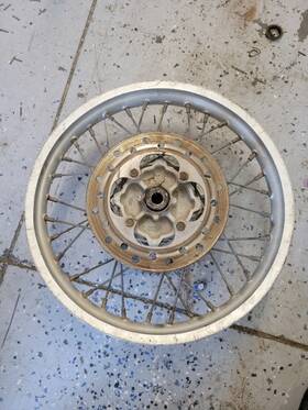 42650-gbf-830 Honda 1996 - 2007 Cr80r Cr80 Cr 80 14ftft Rear Wheel Tire Rim Hub Assembly