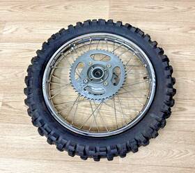 42650-ksj-010 Honda 04-13 Crf100f Oem 16x1.6 Rear Wheel Back Rim Hub Spokes