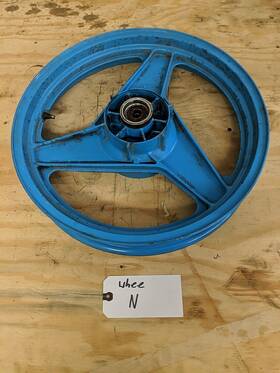 46250-kv0-308za Honda 42650-kv0-308za 1988 Vtr250r Rear Wheel True Straight Brad Blue