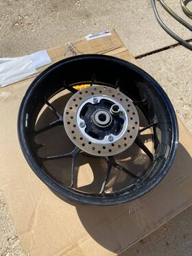 42650-mjc-a00zc Honda 2007-2022 Cbr600rr Rear Rim Back Wheel Oem Straight #101923