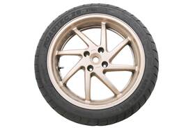 42650-mt4-305zb Honda 91 Interceptor 750 Rear Wheel Rim And Tire 170/60 Zr 17 Vfr750f