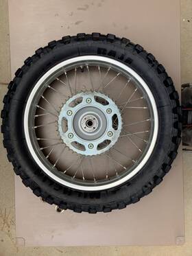 42655-my6-326 Honda 2007 Xr650l Rear Wheel Assembly