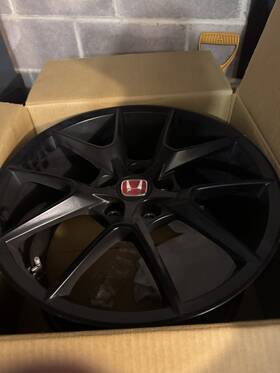 42700-t60-a92 Honda 4 Wheels 42700t60a92 19x9.5 Et60 Powder Coat Black 5x120 Type R Fl5