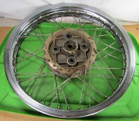 42701-273-000 Honda Late Cl77 Cl72 Rear Wheel 3.50x19 Inch Oem Fixxer Upper