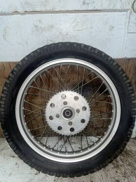 42701-376-003 Honda 75 Tl250 Rear Wheel
