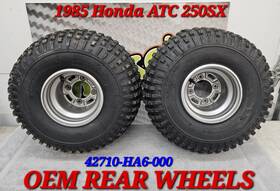 42710-ha6-000 Honda 1985 250sx Oem Rear Wheels With Replacement Tires