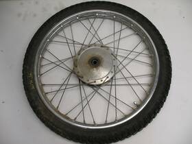 42711-362-003 Honda 1974 Xl175 Xl 175 Front Wheel And Tire