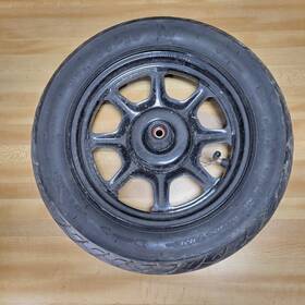 Honda 42711-gja-j02 2024 Metropolitan Ncw 50 Front Black Wheel Rim 10 X 2.15 And Tire 6/32nds